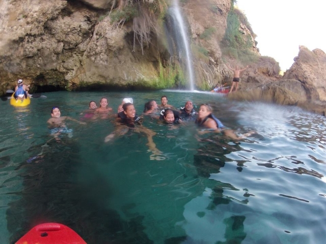 nadando en burriana beach